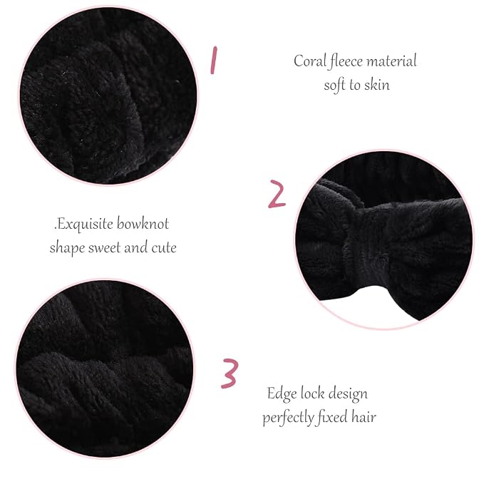WHAVEL 6 Pack Spa Headbands - Image 6