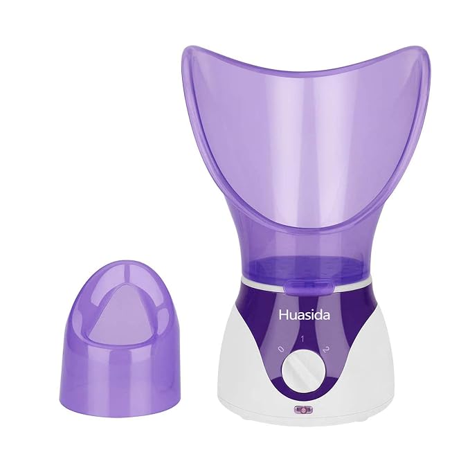 Facial Steamer Personal Steam Inhaler Sauna Facial Steamer Hot Mist by Huasida