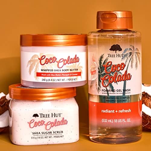 Tree Hut Coco Colada Foaming Gel Wash, Moisturizing & Hydrating Body Wash - Image 10