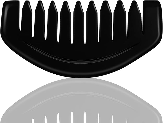 Gua Sha Comb, Natural Sibin Bian Stone Scalp Massage Comb, Facial GuaSha Tool by LEOSENSETOOLSFORYOU