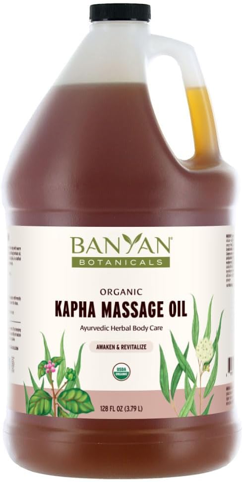 Banyan Botanicals Kapha Massage Oil – Organic Massage Oil by BanyanBotanicals