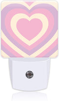 Pink Love Swirl Night Light for Kids, LED Night Light Plug into Wall by Uiaoiais