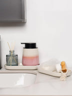 INGOFIN 7" Ceramic Bathroom Vanity Tray Set- 2 Pcs Bathroom Organizer - Image 6