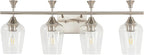Bathroom Light Fixtures, Brushed Nickel Vanity Lights by BringBrightnesstoYourLife