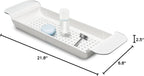 madesmart Expandable Bath Shelf, Adjustable Bathtub Tray - Image 4