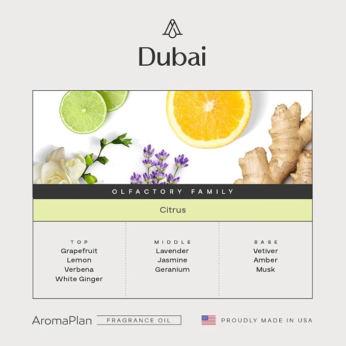 AromaPlan Hotel Scents Dubai 16.9 Fl Oz, Home Luxury Aroma & Hotel Diffuser - Image 2