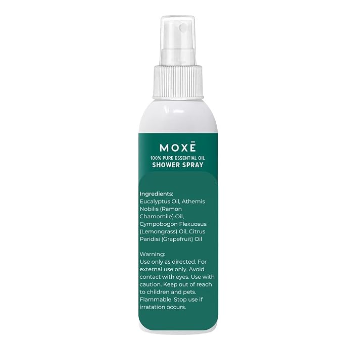 MOXE Eucalyptus Oil Shower Mist, Spa Steam Spray, Certified Natural 100% - Image 8