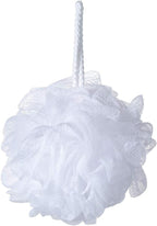 Bath Sponge Loofah Shower Pouf White Mesh Shower Puff Pack of 6 - Image 2