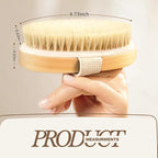 Dry Body Brush – Eco-Friendly Natural Bristles - Image 3