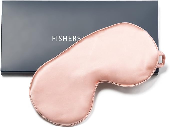 Fishers Finery 25 Momme 100% Mulberry Silk Eye Mask Adjustable Strap - Image 6