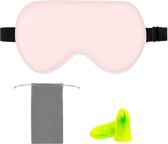 Amazon Basics Genuine Natural Mulberry Silk Curved Sleep Eye Mask by AmazonBasics