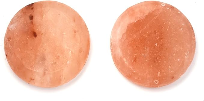 2 Pcs Himalayan Salt Hot Massage Stones Cold Stones Set Warm Rocks Kit by QYLHH