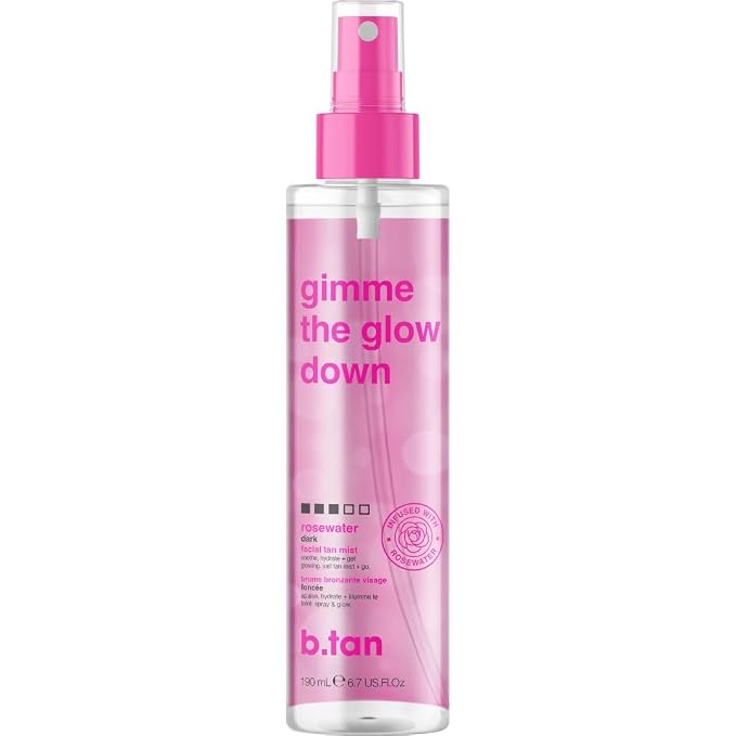 b.tan Clear Face Tan Mist | Gimme The Glow Down by btan