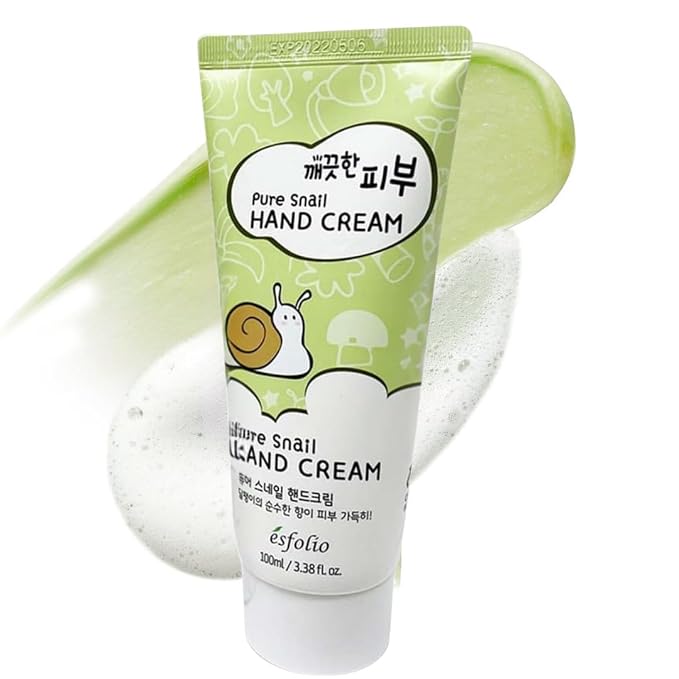 esfolio Pure Skin Snail Hand Cream – Deep Moisturizing & Restoring Hand Lotion by Esfolio