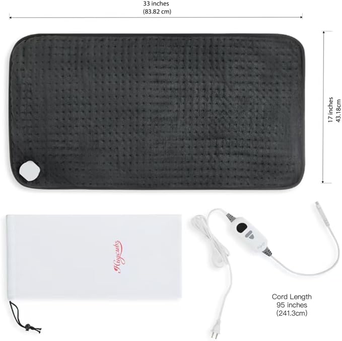 XL Heating Pads Large with Graphene Backing, Heat Pads 33 x 17, Heating pad - Image 6