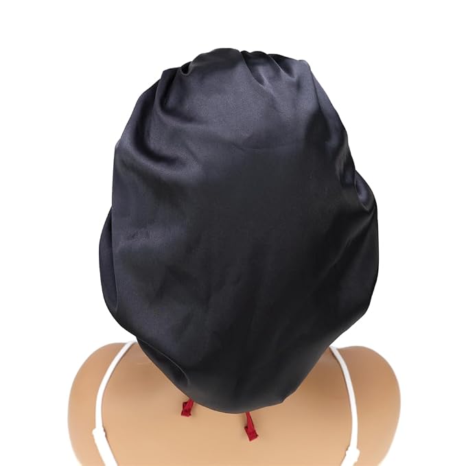 Adjustable Silk Satin Bonnet Hair Care Caps - Image 7