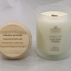 Vanilla Candle 9.7 oz: 55 Hrs Burn Time - Image 6