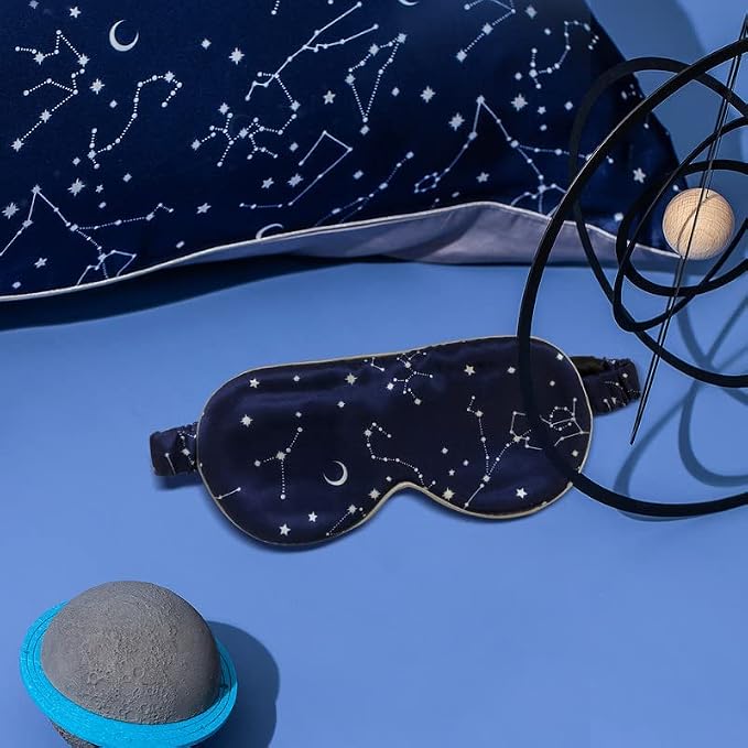 THXSILK Sleep Mask 100% 19 Momme Pure Mulberry Silk Super Smooth Cooling - Image 8