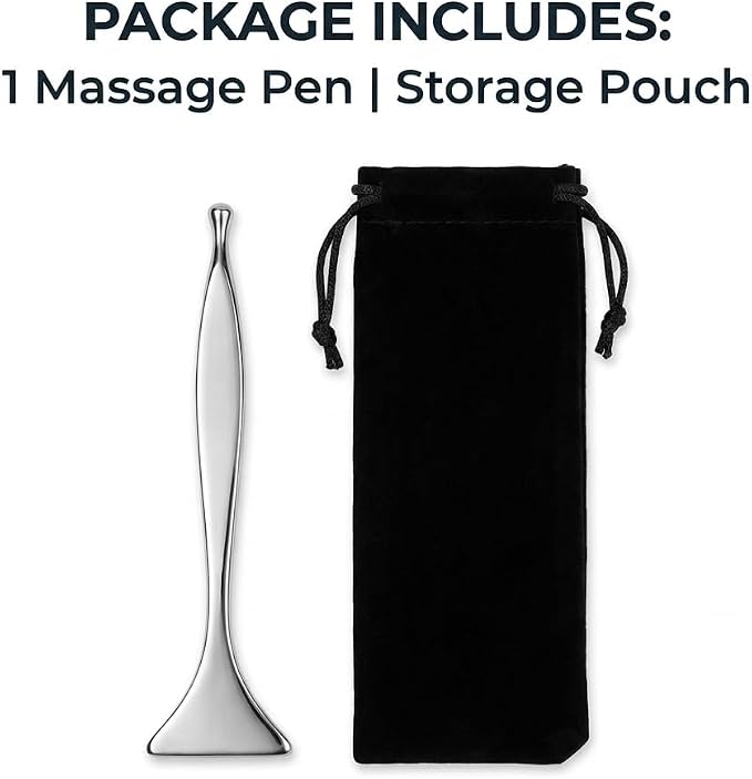 2-in-1 Acupressure Massage Pen, Dual-Ended Stainless Steel Acupuncture Pen & - Image 3