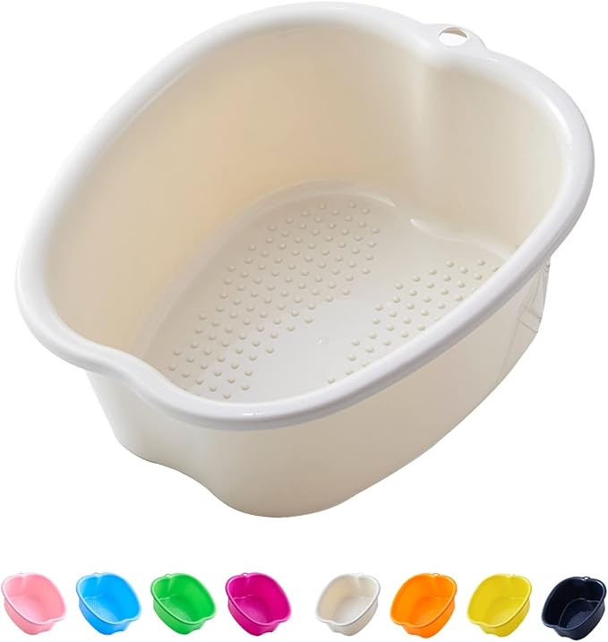AXLOFO® Foot Soaking Bath Basin, Large Plastic Foot Soaking Tub, Feet Massage by AXLOFO