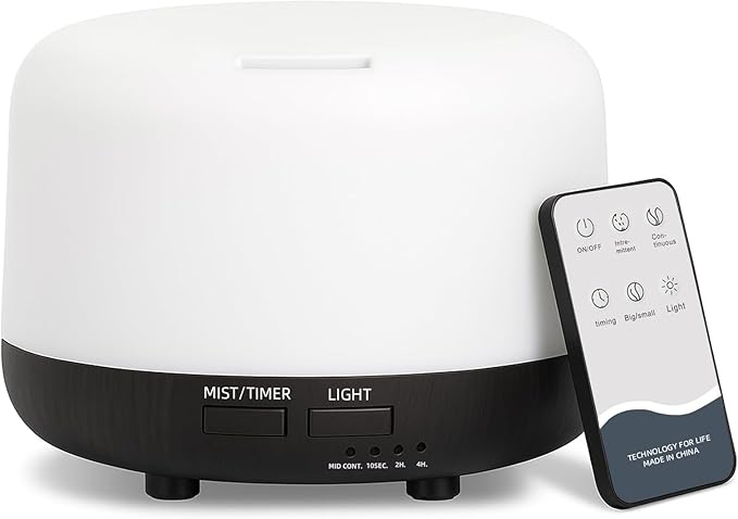SPLITSKY 300ML Essential Oil Diffuser, Electric Ultrasonic Aromatherapy Air by SPLITSKY