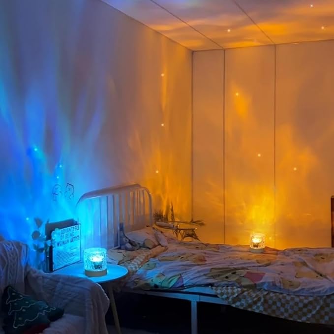 Vcwtty Northern Lights Projector, 16 Colors Ocean Wave Light Projector - Image 4