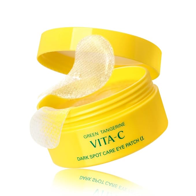 GOODAL Green Tangerine Vitamin C Eye Patches ALPHA – 25% Thicker Hydrogel Under by goodal
