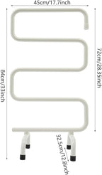 Electric Towel Warmer, S-Shaped Heated Towel Rack - Image 2