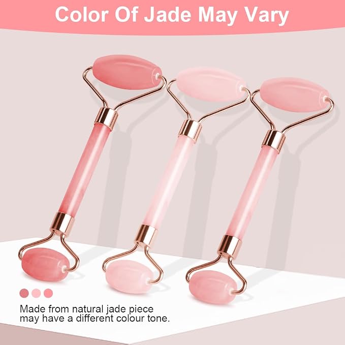 URAQT Gua Sha Facial Tools & Jade Roller Set - Image 6