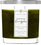 Colonial Candle Soothing Eucalyptus Scented Candle Jar, Highly Fragranced by ColonialCandle