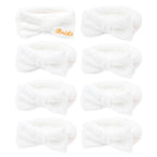 CIEHER 8 Pcs White Spa Headbands Bachelorette Party Favors - Image 8