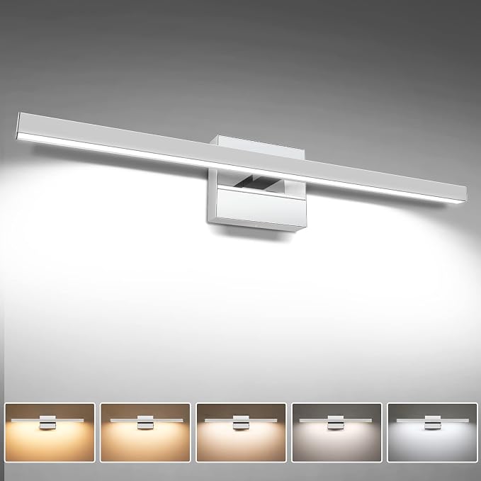 VOLISUN Modern Bathroom Vanity Light 23.6 inch, 14W Dimmable 5CCT Led Bathroom by VOLISUN