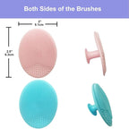 9-in-1 Face Scrubber Face Cleaning Brushes Super Soft Silicone Cleanser Brush - Image 6