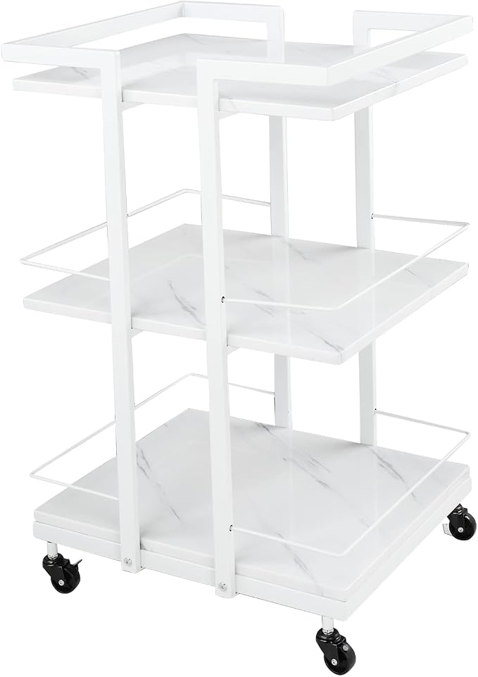 Esthetician Cart with Wheels Salon Rolling Trolley, Mobile Storage Organizer - Image 2