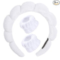 Luckybear Spa Headband for Face Washing, Velvet Makeup Headband by Luckybear