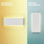 Aipsun 15.75in Matte White Modern Vanity Light Up and Down LED Vanity Light - Image 2