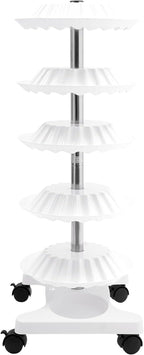 Nail Polish Trolley Organizer, 5 Tiers 360° Rotating Tray Nail Polish Spinning - Image 4