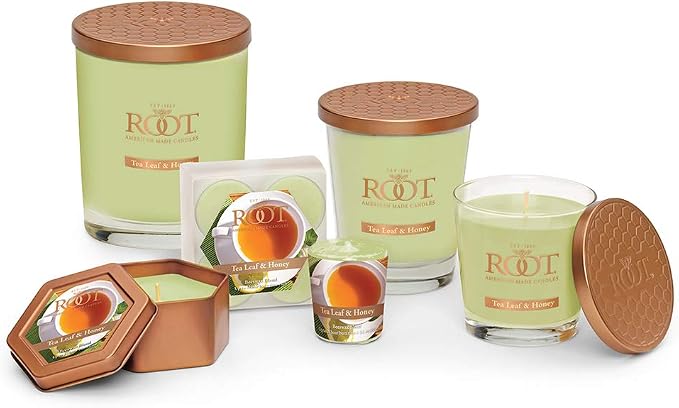 Root Candles Scented Candles Honeycomb Veriglass Premium Handcrafted Beeswax - Image 4