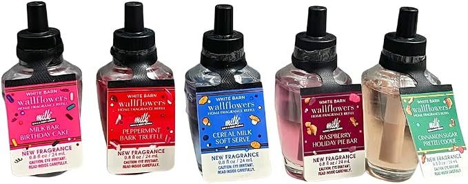 Bath & Body Works Wallflowers Refills MILK BAR Collection 2025 5pc Gift Set w/ - Image 7