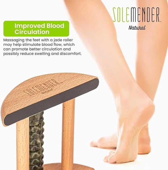 Natural Jade Foot Massager – Stress Relief, Muscle Relaxation and Improved - Image 4