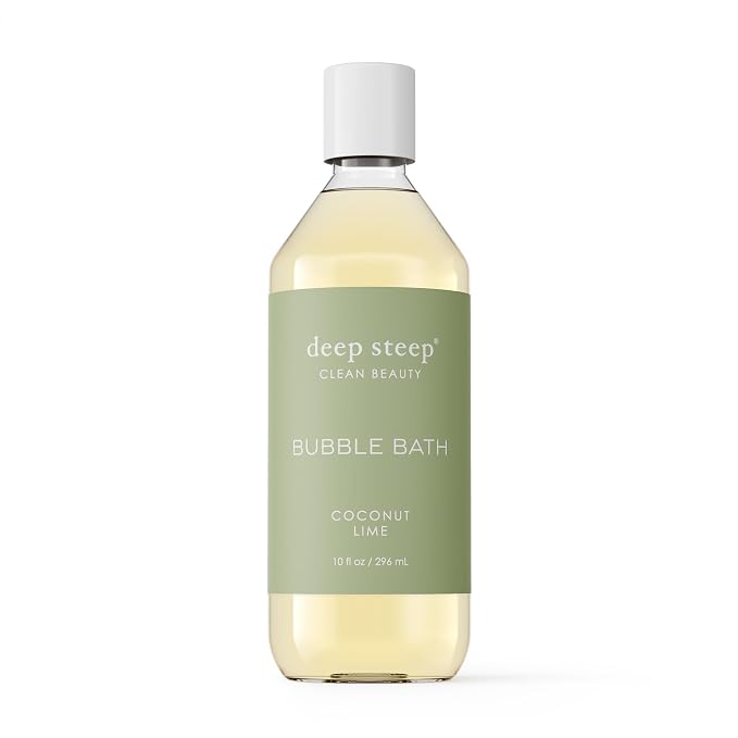 Deep Steep Bubble Bath, Coconut Lime, 10 oz – Soothing Soak by DeepSteep