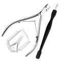 Nail Cuticle Trimmer with Cuticle Pusher Tool. Cuticle Nippers Professional and by BRHEMMA