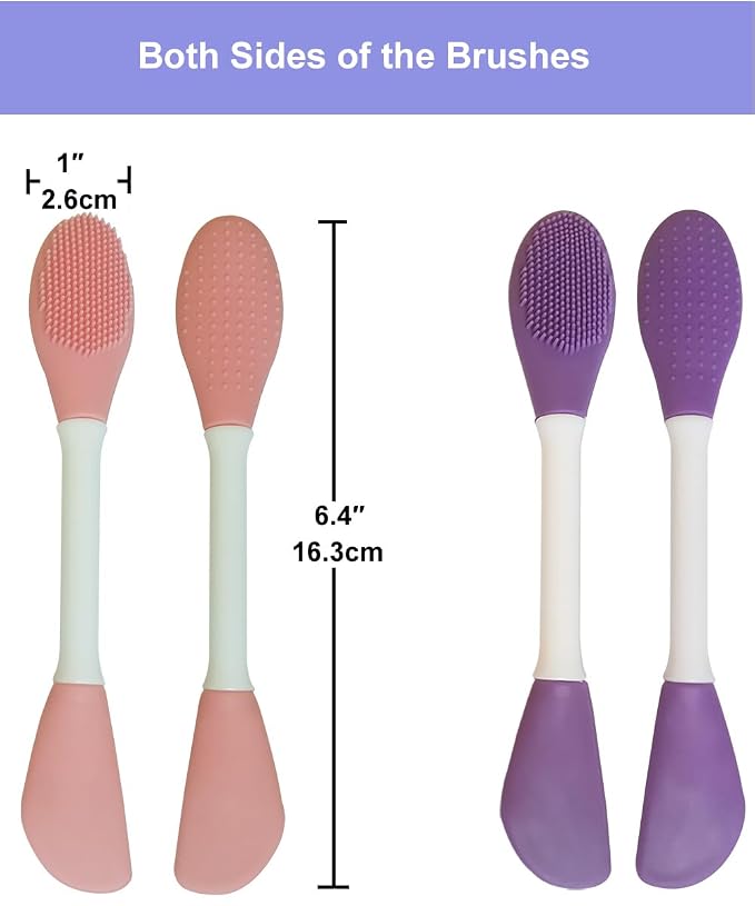 9-in-1 Face Scrubber Face Cleaning Brushes Super Soft Silicone Cleanser Brush - Image 8