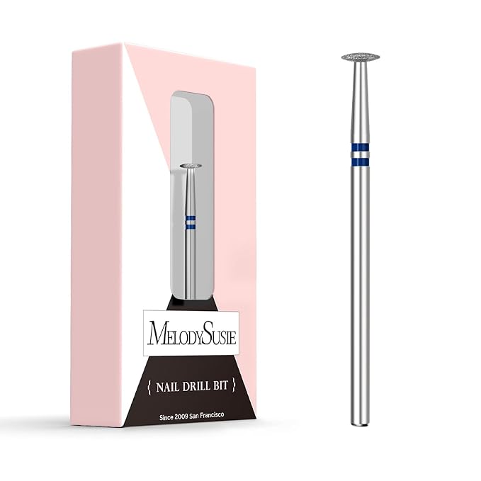 MelodySusie 5mm Umbrella Shape Cuticle Clean Nail Drill Bit 3/32'', by MelodySusie