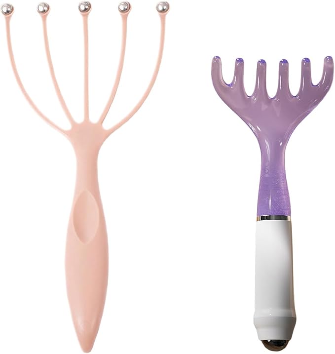 Scalp Massager & Gua Sha Tool Set by Unknown