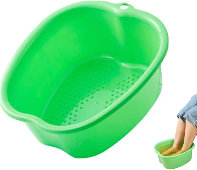 Ytterbium Foot Soaking Bath Basin, Large Massage Foot Soaking Tub, Plastic Home by Unknown