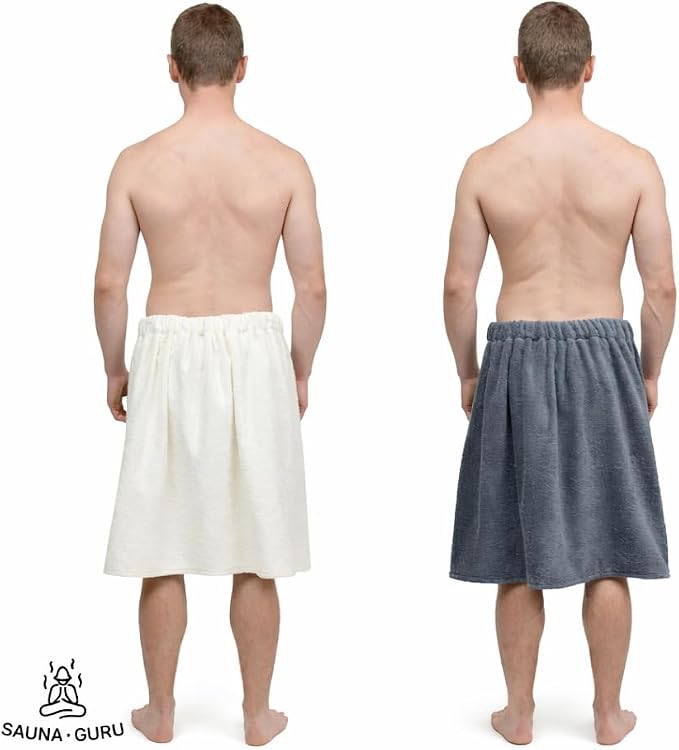 100% Cotton Sauna Kilt Towel Wrap - Image 4
