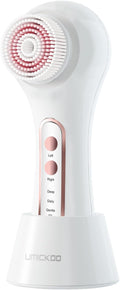 UMICKOO Electric Facial Cleansing Brush, 2-Way Rotating Face Scrubber by UMICKOO