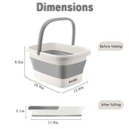 Beinilai Collapsible Foot Bath Kit, Foot Soaking Tub - Image 7