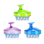 INVODA 3PCS Scalp Massager Shampoo Brush Soft Silicone Bristles by INVODA